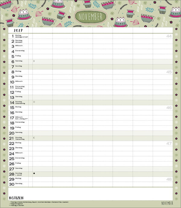 Weitere Ansicht: Multiplaner - Gute Laune 2027