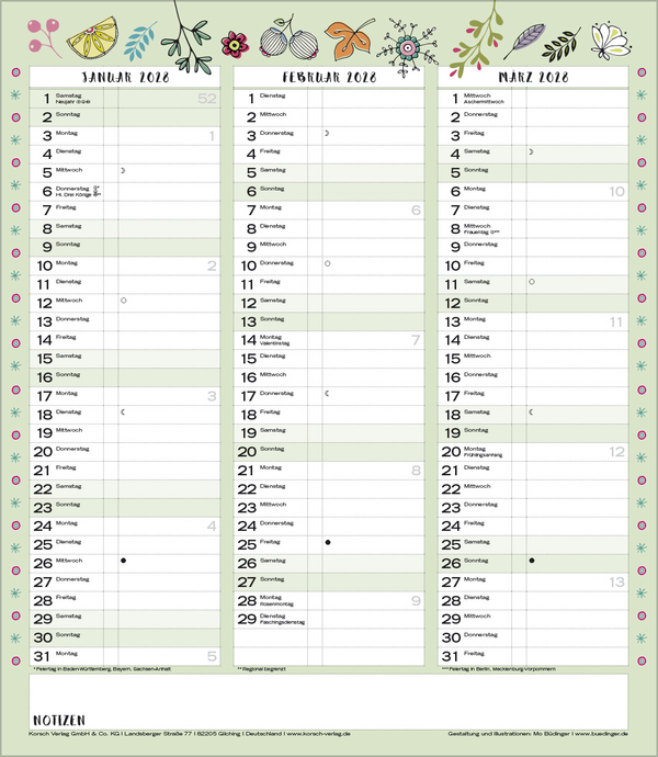 Weitere Ansicht: Multiplaner - Gute Laune 2027