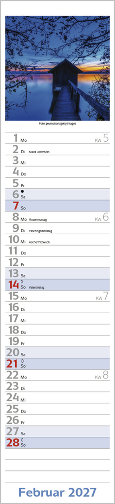 Weitere Ansicht: Augenblicke Langplaner 2027