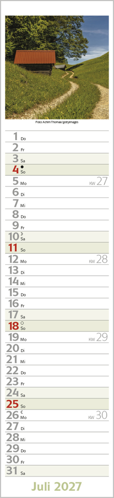Weitere Ansicht: Augenblicke Langplaner 2027