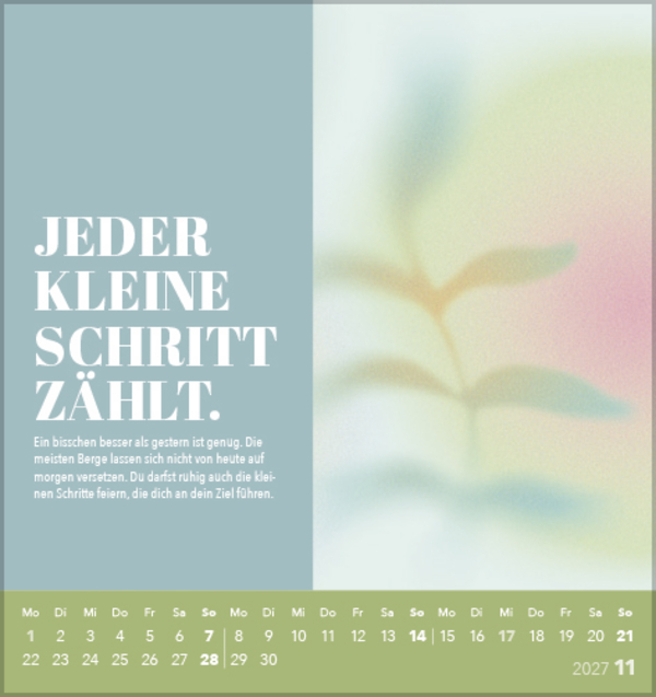 Weitere Ansicht: Zeit für mich 2027
