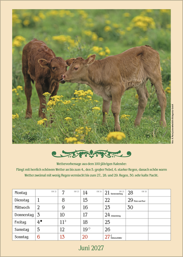 Weitere Ansicht: Landleben mit Hundertjährigem Kalender 2027