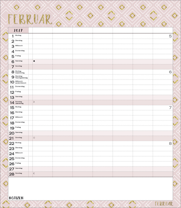 Weitere Ansicht: Multiplaner - Time for glamour 2027