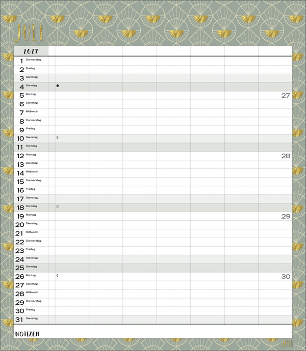 Weitere Ansicht: Multiplaner - Time for glamour 2027