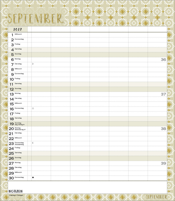 Weitere Ansicht: Multiplaner - Time for glamour 2027