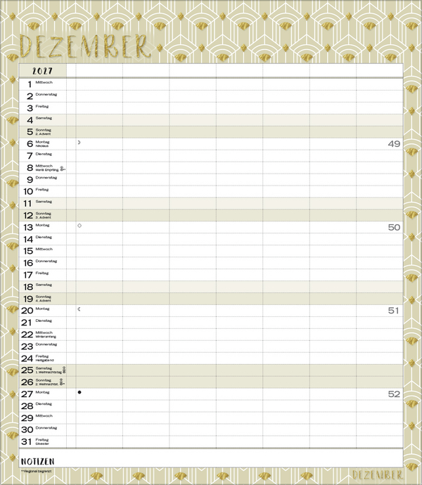 Weitere Ansicht: Multiplaner - Time for glamour 2027
