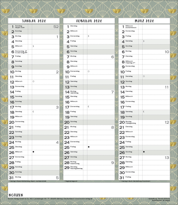 Weitere Ansicht: Multiplaner - Time for glamour 2027