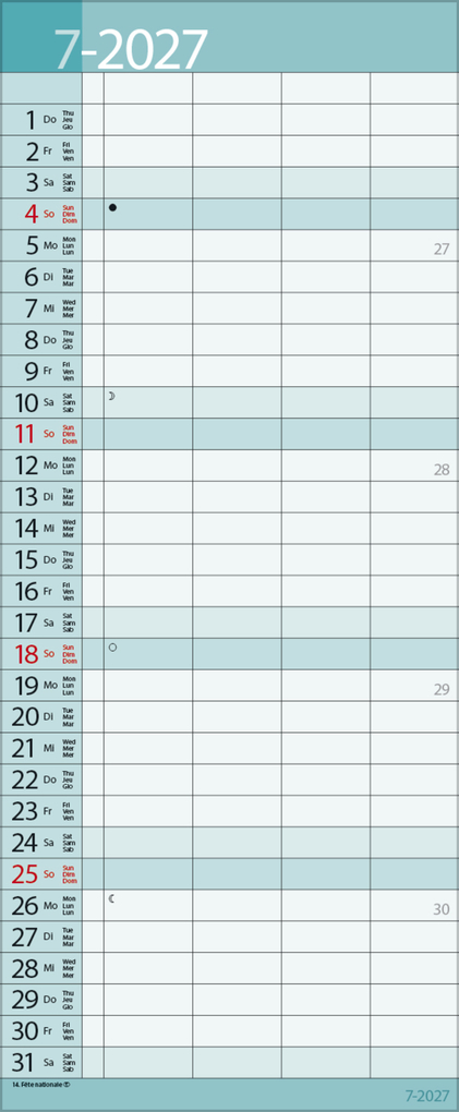 Weitere Ansicht: Family Timer Lifestyle 2027