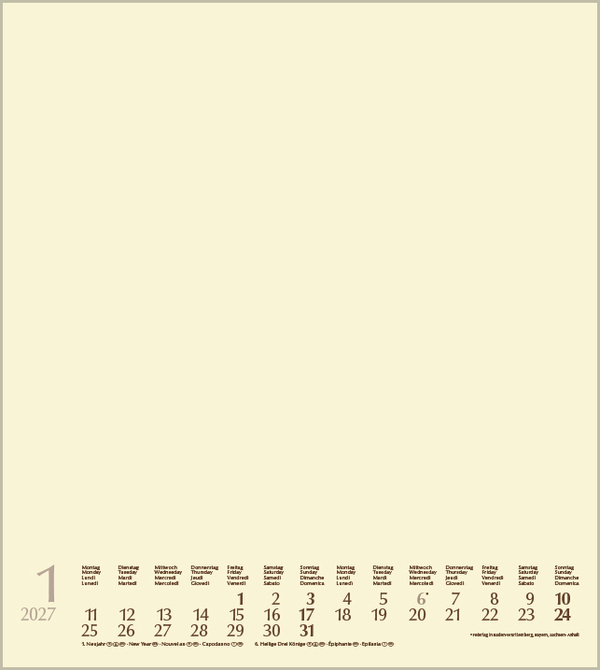 Weitere Ansicht: Foto-Malen-Basteln Bastelkalender chamois 2027