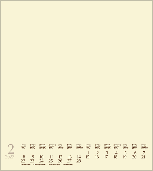 Weitere Ansicht: Foto-Malen-Basteln Bastelkalender chamois 2027
