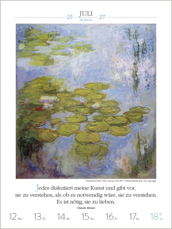 Weitere Ansicht: Literaturkalender Kunst 2027