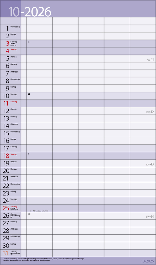 Weitere Ansicht: Familientimer 18 Monate 2027/2028
