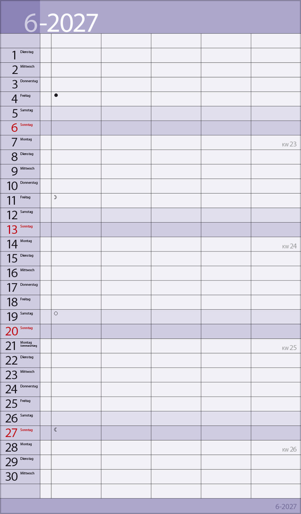 Weitere Ansicht: Familientimer 18 Monate 2027/2028