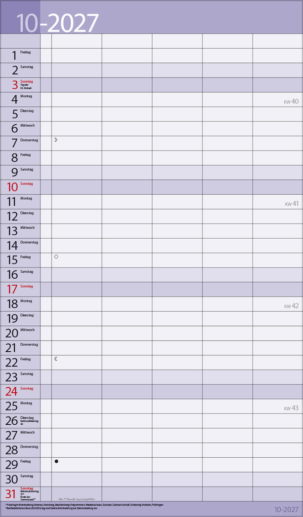 Weitere Ansicht: Familientimer 18 Monate 2027/2028