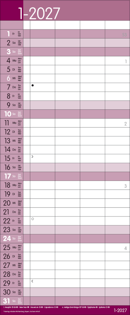 Weitere Ansicht: Family Timer Malve 2027