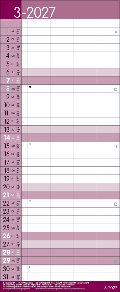 Weitere Ansicht: Family Timer Malve 2027