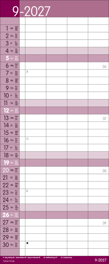 Weitere Ansicht: Family Timer Malve 2027