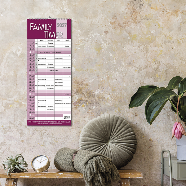 Weitere Ansicht: Family Timer Malve 2027