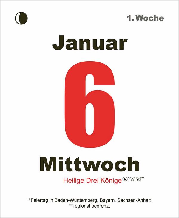 Weitere Ansicht: Tages-Abreisskalender 2027