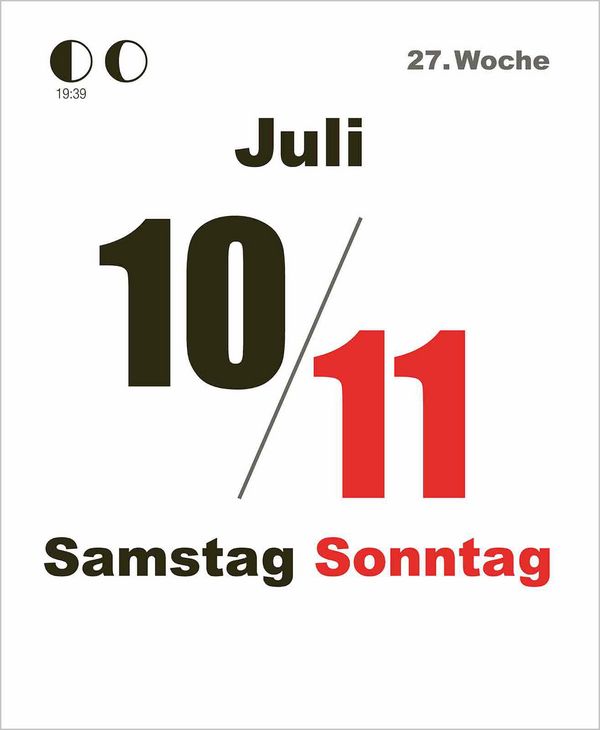 Weitere Ansicht: Tages-Abreisskalender 2027