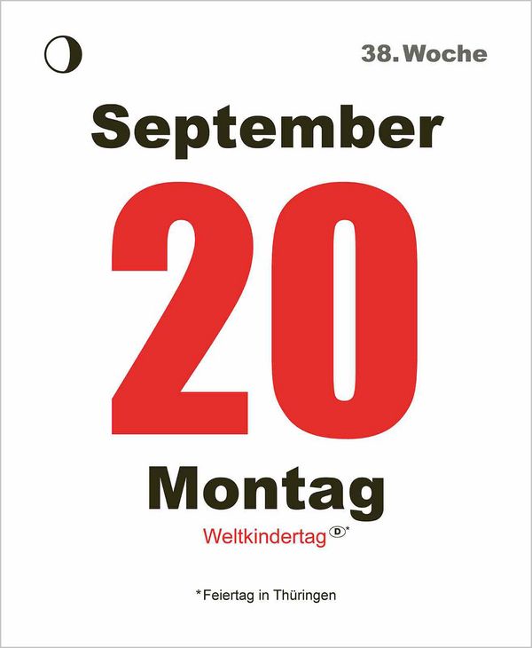 Weitere Ansicht: Tages-Abreisskalender 2027
