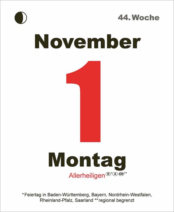 Weitere Ansicht: Tages-Abreisskalender 2027