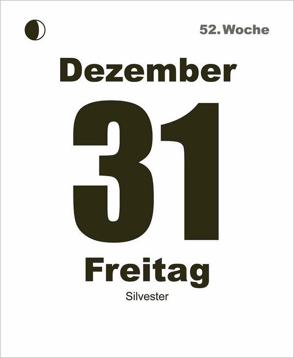 Weitere Ansicht: Tages-Abreisskalender 2027
