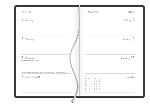 Weitere Ansicht: Timer Soft Touch himmelblau 2027
