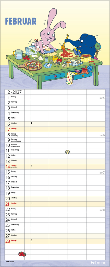 Weitere Ansicht: Der echt elefantastische Familienplaner 2027