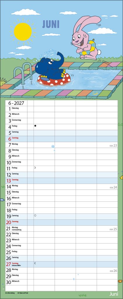 Weitere Ansicht: Der echt elefantastische Familienplaner 2027