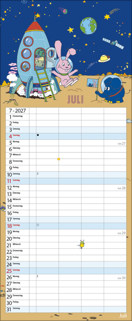 Weitere Ansicht: Der echt elefantastische Familienplaner 2027