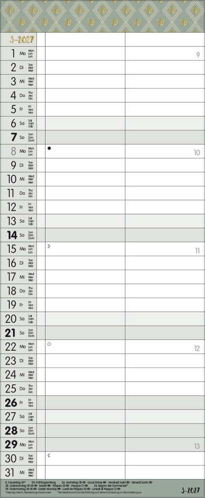 Weitere Ansicht: My Timer - Glamour your Time 2027