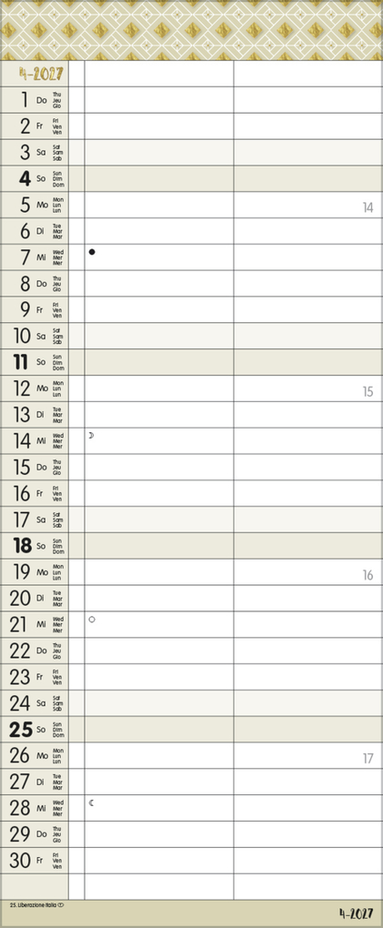 Weitere Ansicht: My Timer - Glamour your Time 2027