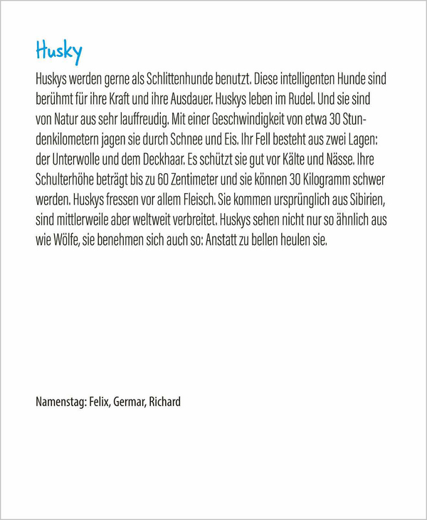 Weitere Ansicht: Tierisch unterwegs 2027