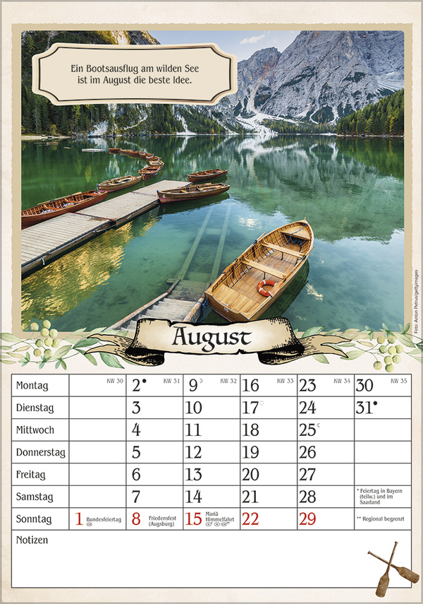 Weitere Ansicht: Kalender für Rentner 2027