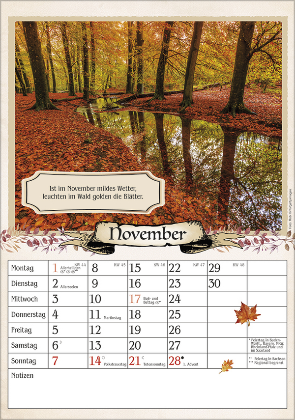 Weitere Ansicht: Kalender für Rentner 2027