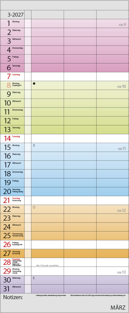 Weitere Ansicht: Farbenspiel - Planer für 2 2027
