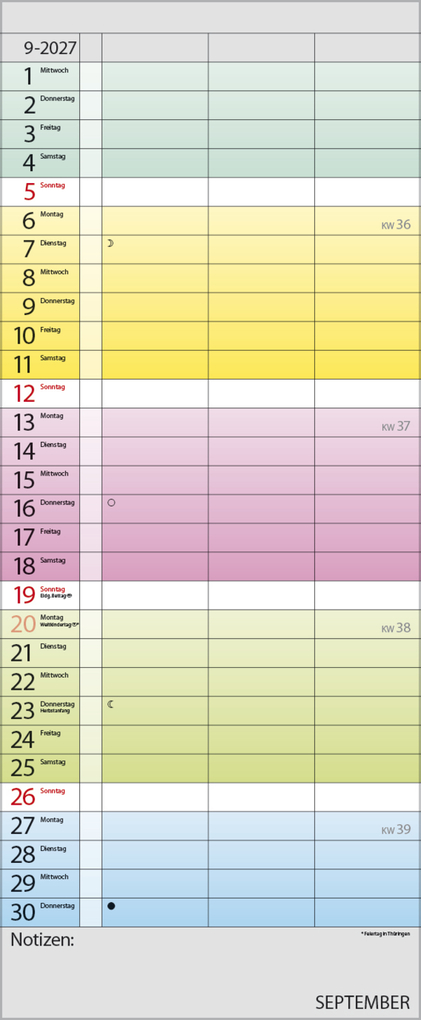 Weitere Ansicht: Farbenspiel - Planer für 2 2027