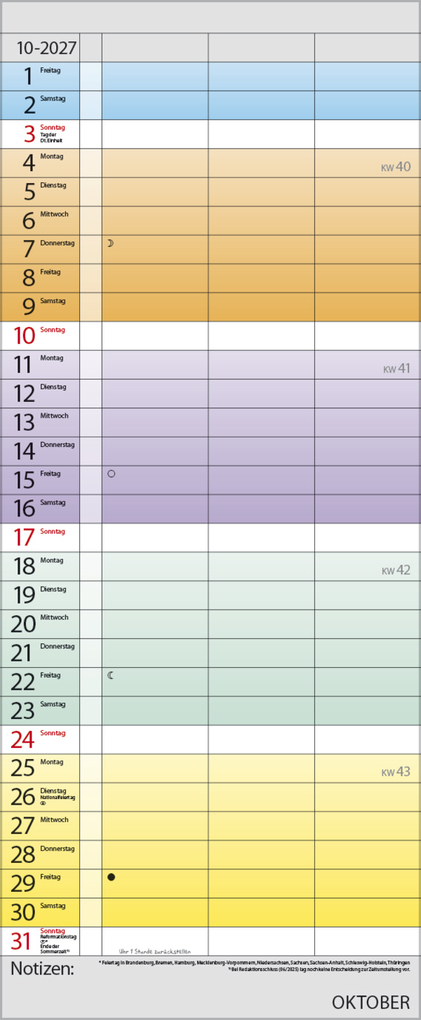 Weitere Ansicht: Farbenspiel - Planer für 2 2027