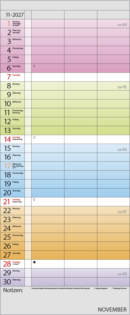 Weitere Ansicht: Farbenspiel - Planer für 2 2027
