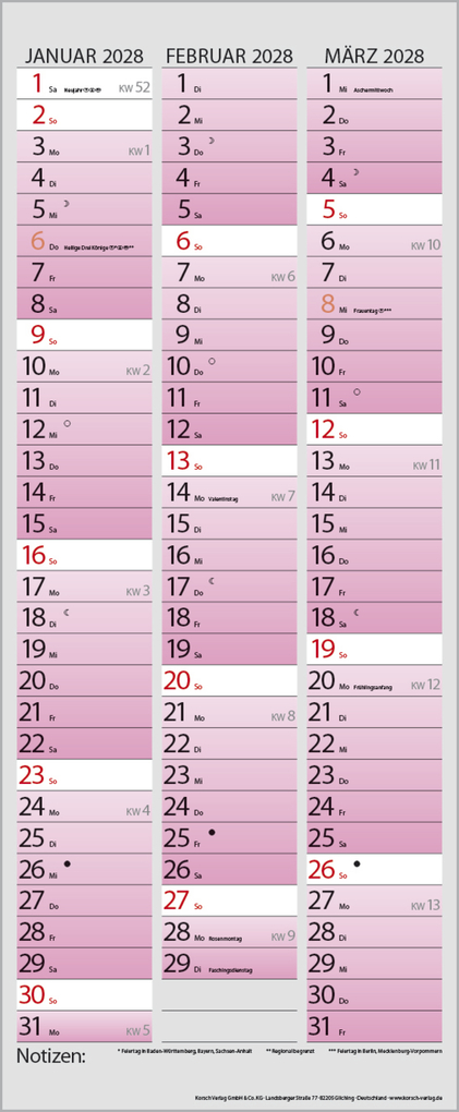 Weitere Ansicht: Farbenspiel - Planer für 2 2027