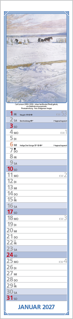 Weitere Ansicht: Hildes Küchenplaner 2027 | Carl Larsson