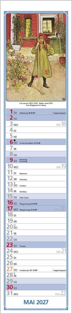 Weitere Ansicht: Hildes Küchenplaner 2027 | Carl Larsson