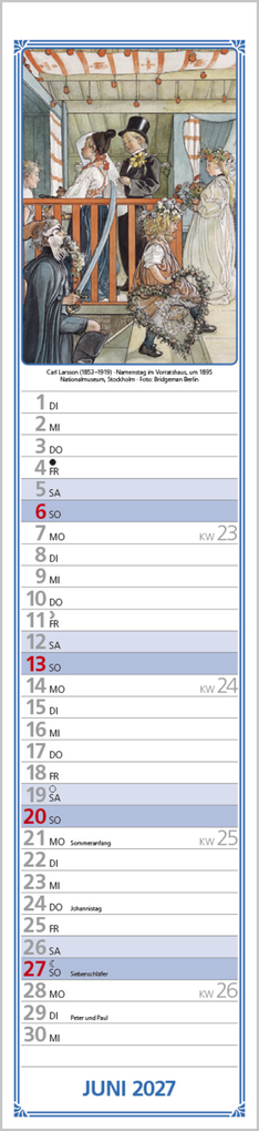Weitere Ansicht: Hildes Küchenplaner 2027 | Carl Larsson
