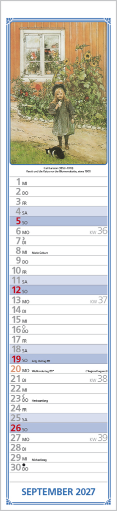 Weitere Ansicht: Hildes Küchenplaner 2027 | Carl Larsson
