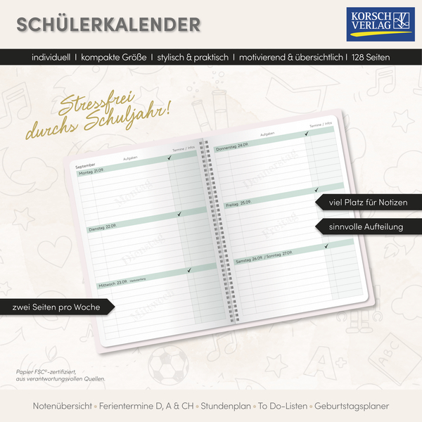Weitere Ansicht: Schülerkalender Mein Jahr 2026/2027