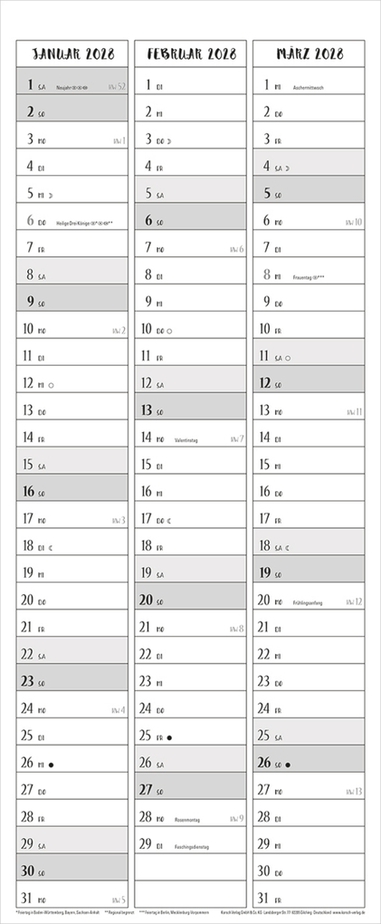 Weitere Ansicht: My Timer Visual Words 2027