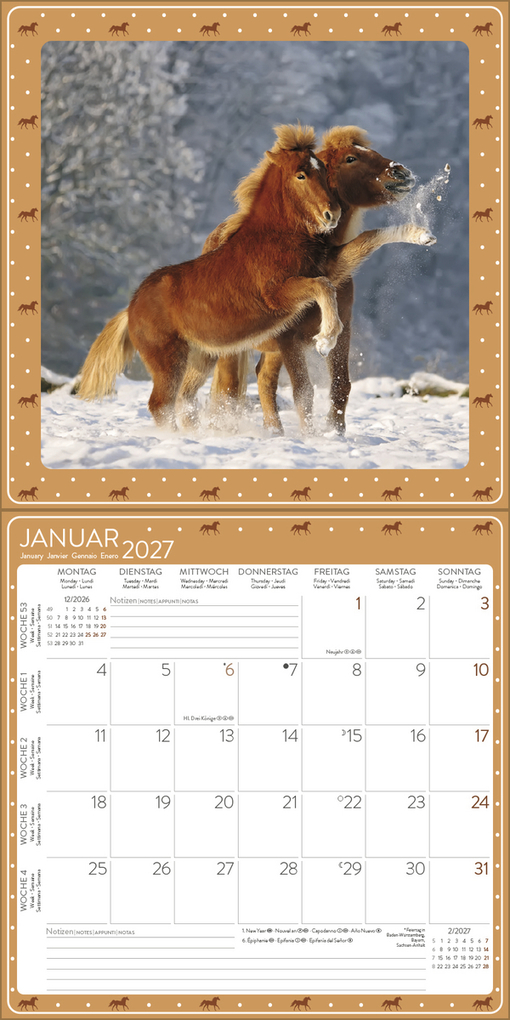 Weitere Ansicht: Pferdekalender 2027