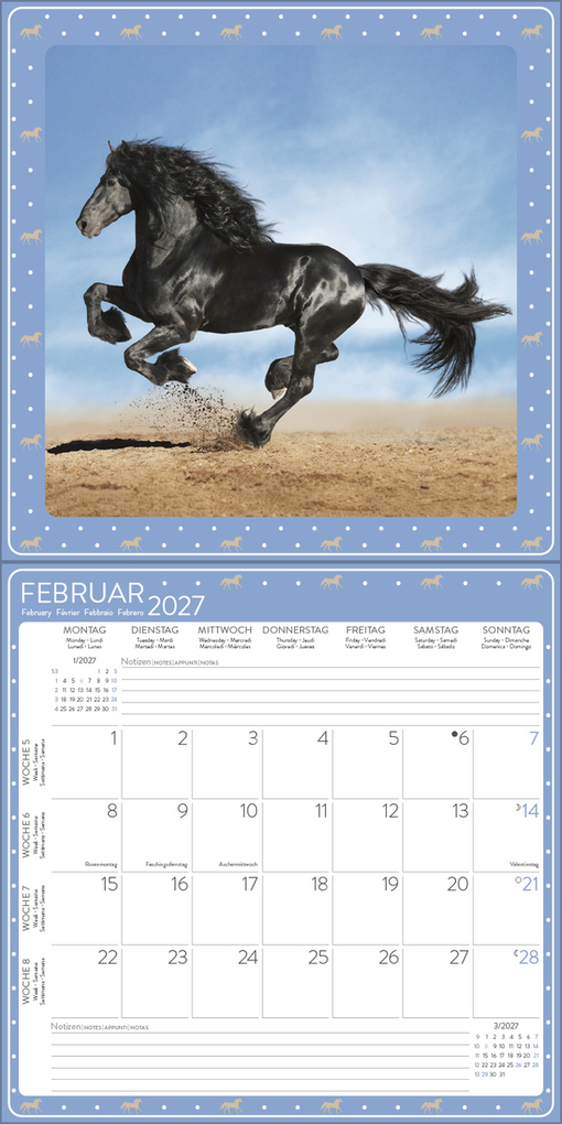 Weitere Ansicht: Pferdekalender 2027