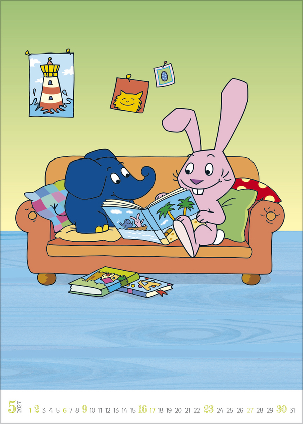 Weitere Ansicht: Der Kalender mit dem Elefanten 2027